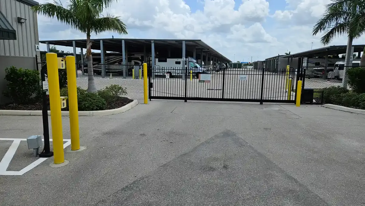 Gate and keypad